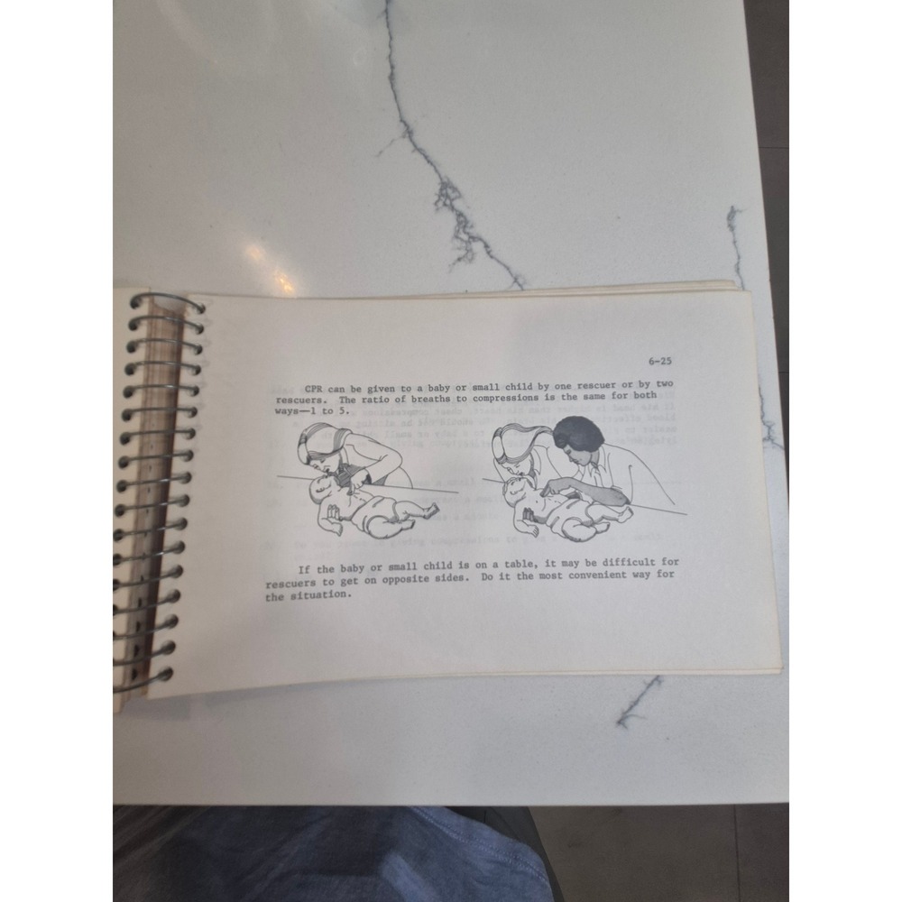 American Red Cross CPR Workbook Modular System 1975 Training Guide - Picture 5 of 6